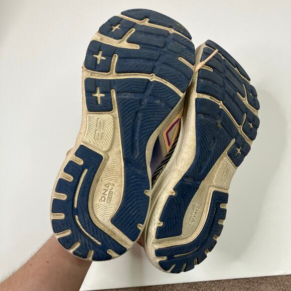 Brooks | Adrenaline GTS Running Shoe Sneaker Blush Pink Navy Womens 11.5 - Picture 8 of 8